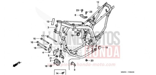 FRAME BODY XL600VR de 1994